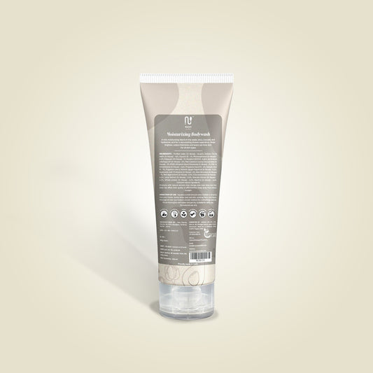 moisturizing body wash product back side view