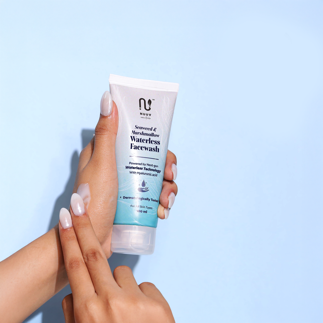 How Does Seaweed and Marshmallow Facewash Improve Skin Texture Without Water?