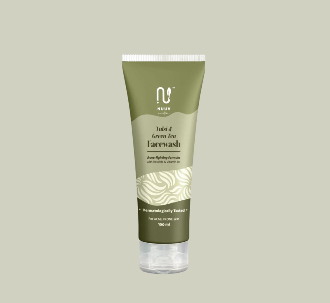 Benefits of Green Tea Tulsi Facewash for Acne-Prone Skin