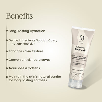 moisturizing body wash use benefits